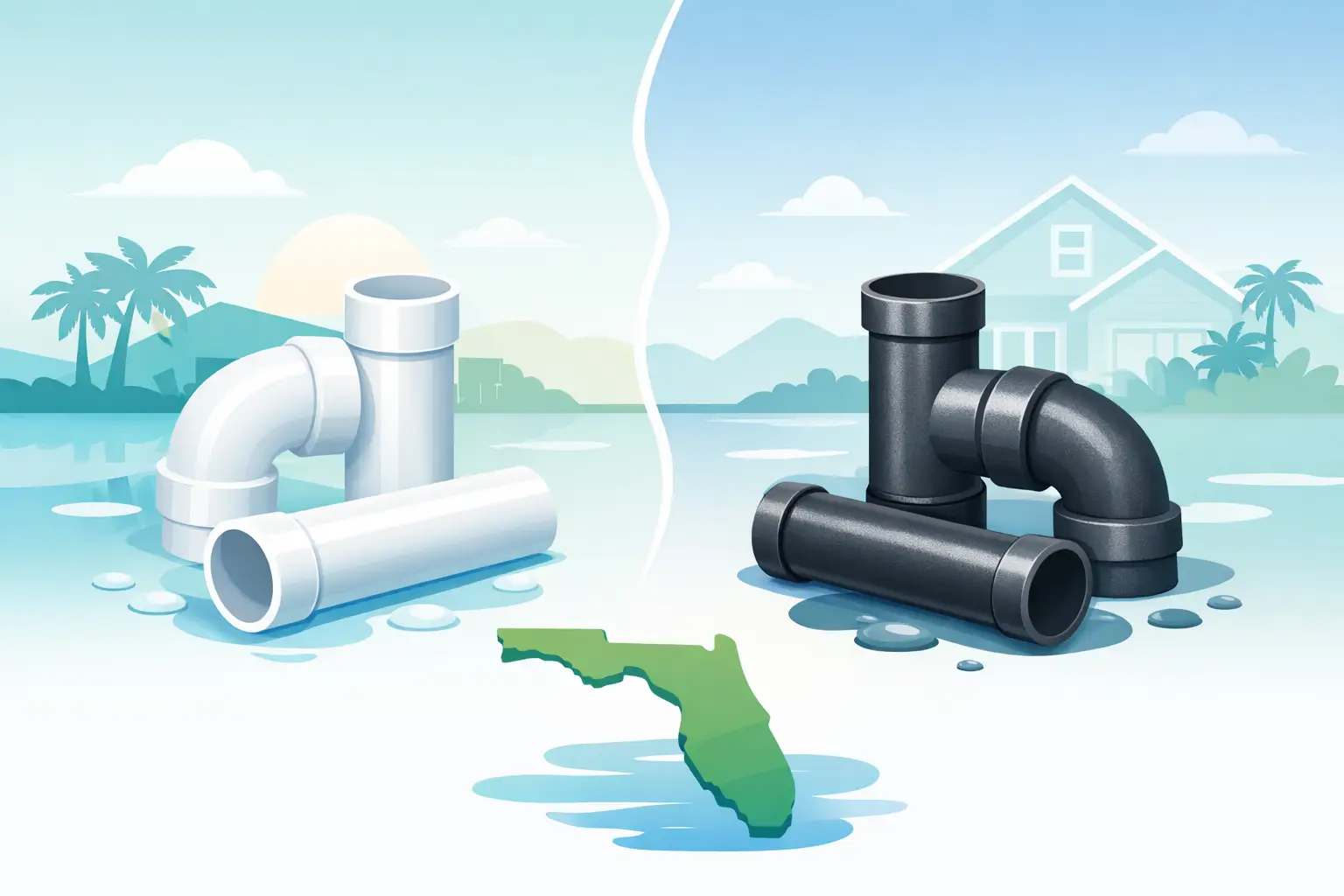 PVC Versus Cast Iron Pipes for Florida Homes